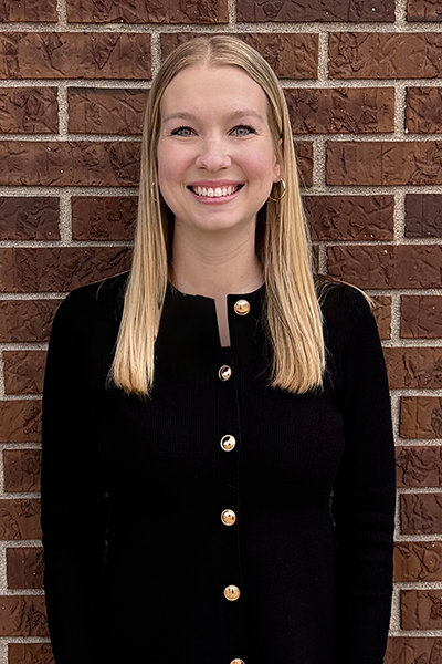 Alicia Tarr smiling for the camera